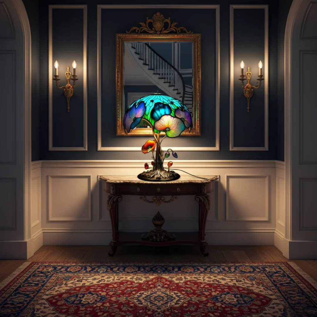 Boho Chic Svampe Blomsterlampe