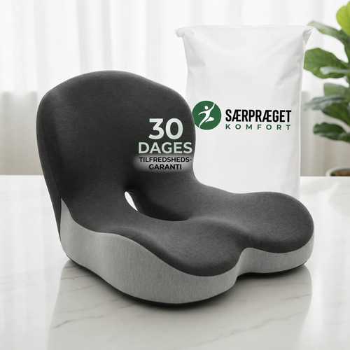 StøttePude™ | Ergonomisk siddepude til lindring af ryg og lænd