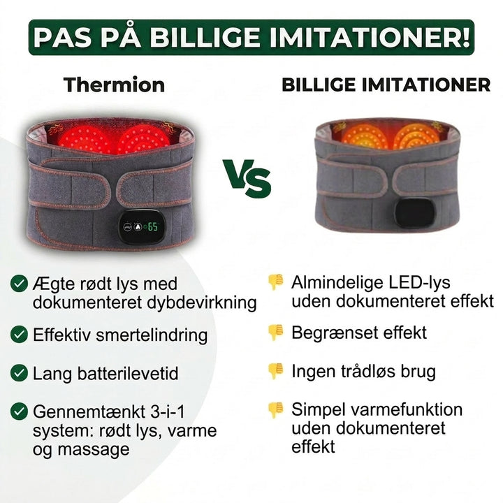 Thermion™ – terapeutisk varme til lindring af rygsmerter