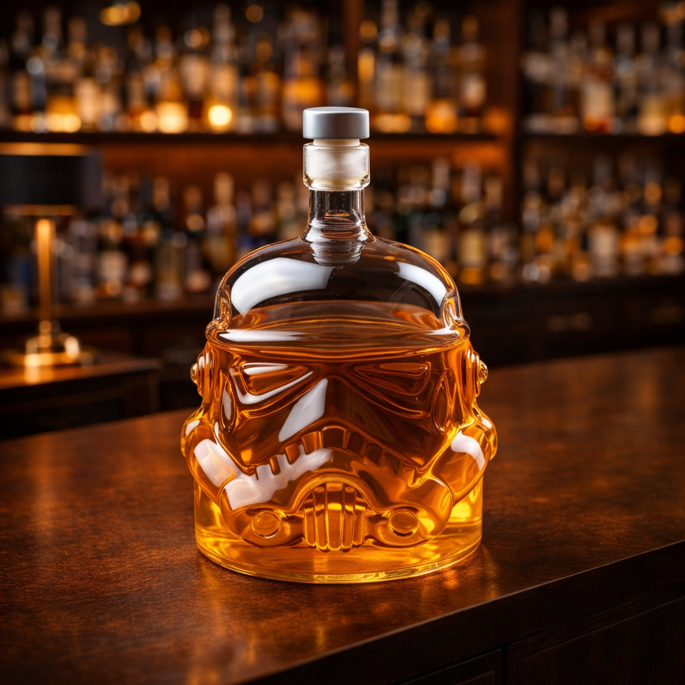 Whiskykarafel - Udgave: sæt med flasker og glas